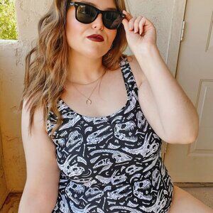 Letter Shoppe 2XL Dinosaur One-Piece Swimsuit